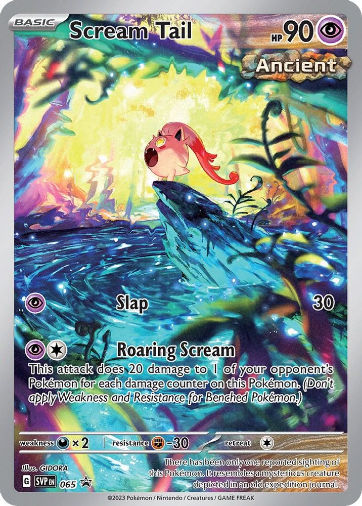 Scream Tail (Sealed) 065 Promo Scarlet & Violet Promo Holo NM/M