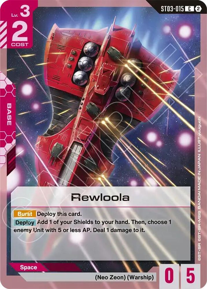 Rewloola ST03-015 C Deck Build Box Freedom Ascension NM/M