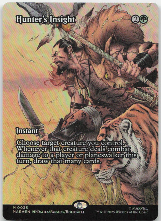 Hunter's Insight (Borderless) M Marvel Eternal-Legal 35 NM