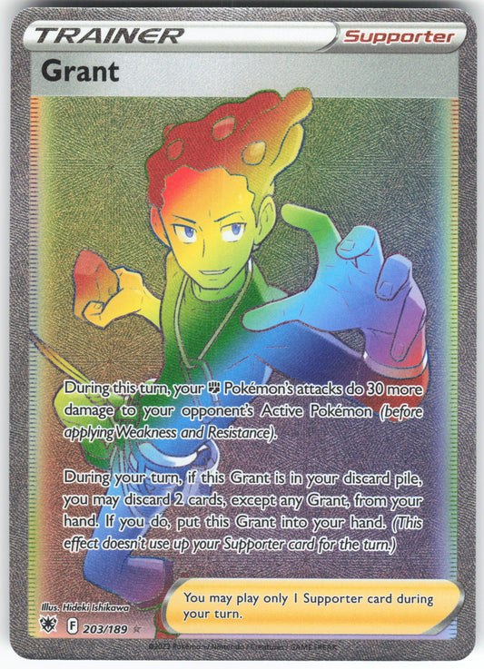 Grant (Secret) Secret Rare SWSH10: Astral Radiance 203/189 NM