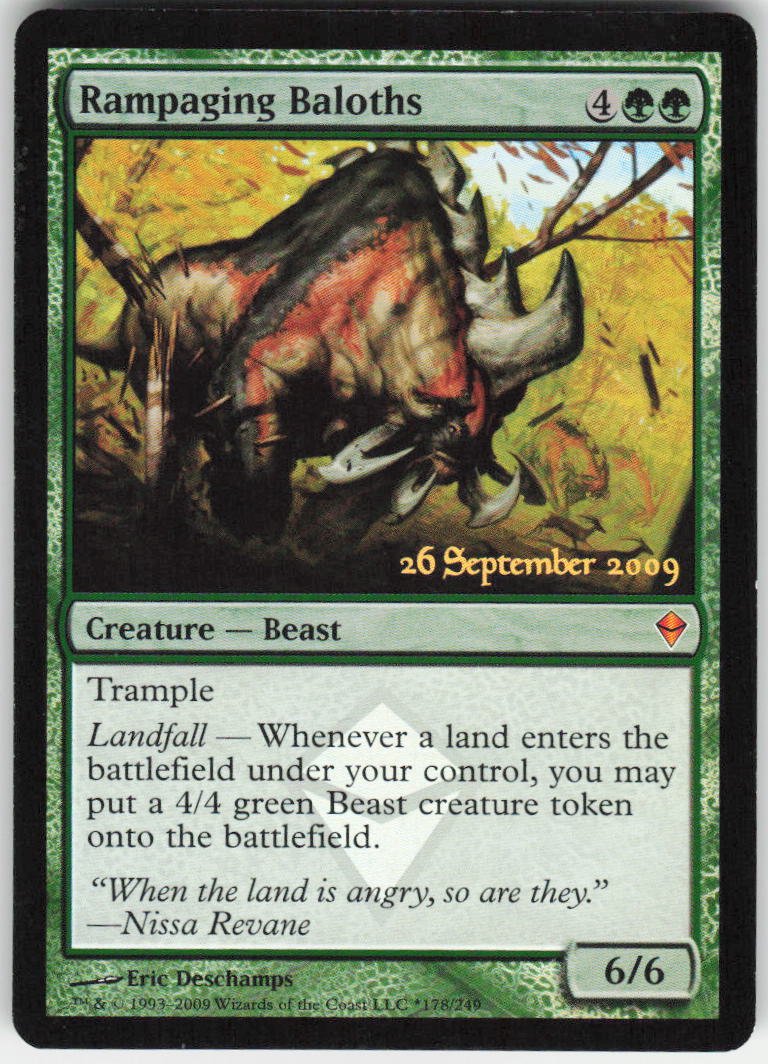 Rampaging Baloths P Prerelease Cards 178 NM