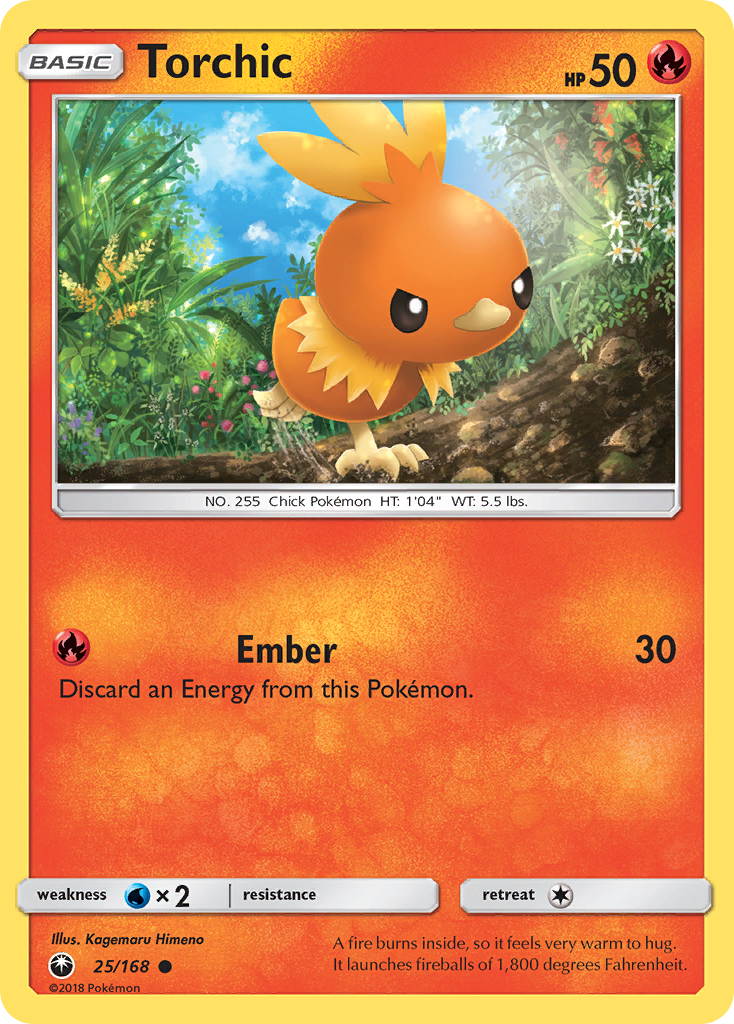 Torchic 25/168 Common Celestial Storm NM/LP