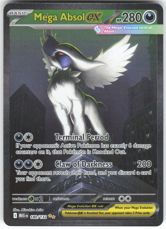 Mega Absol ex - Special Illustration Rare ME01: Mega Evolution 180/132 NM