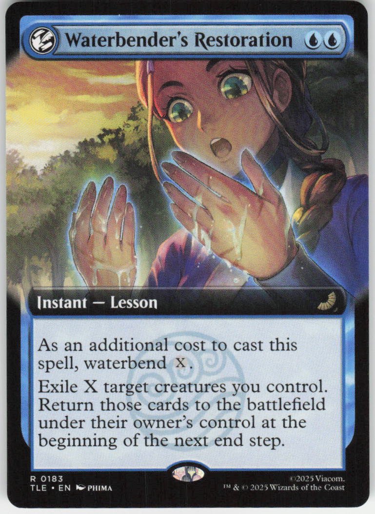 Waterbender's Restoration (Extended Art) R Avatar: The Last Airbender: Eternal-Legal 183 NM
