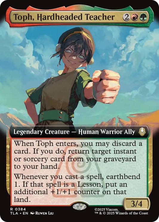 Toph, Hardheaded Teacher (Extended Art) 384 Foil Avatar: The Last Airbender NM/M
