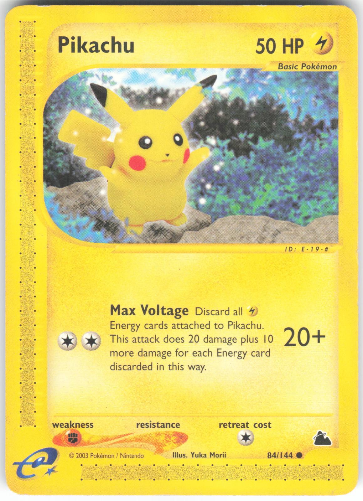 Pikachu 84/144 Common Skyridge LP*