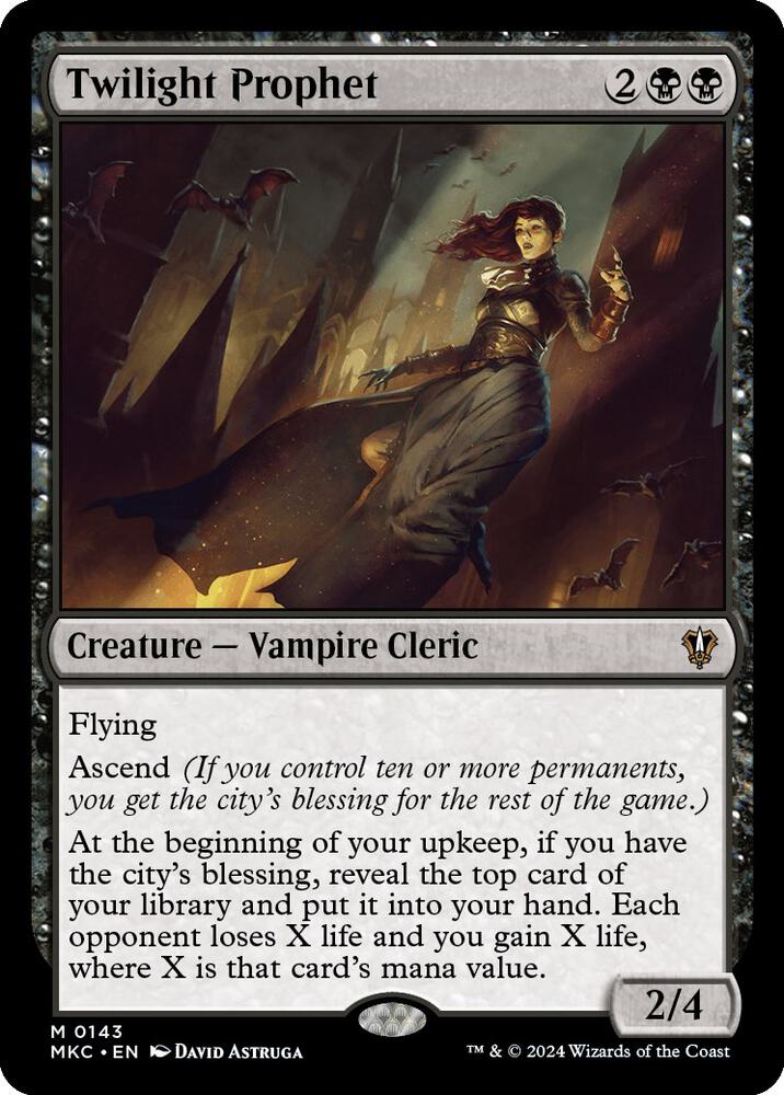 Twilight Prophet 143 Mythic Commander: Murders at Karlov Manor NM/M
