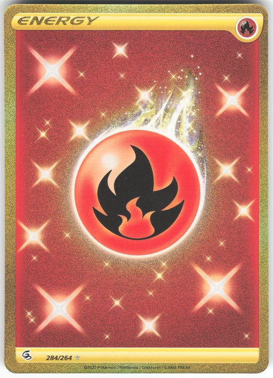 Fire Energy (Secret) Secret Rare SWSH08: Fusion Strike 284/264 NM