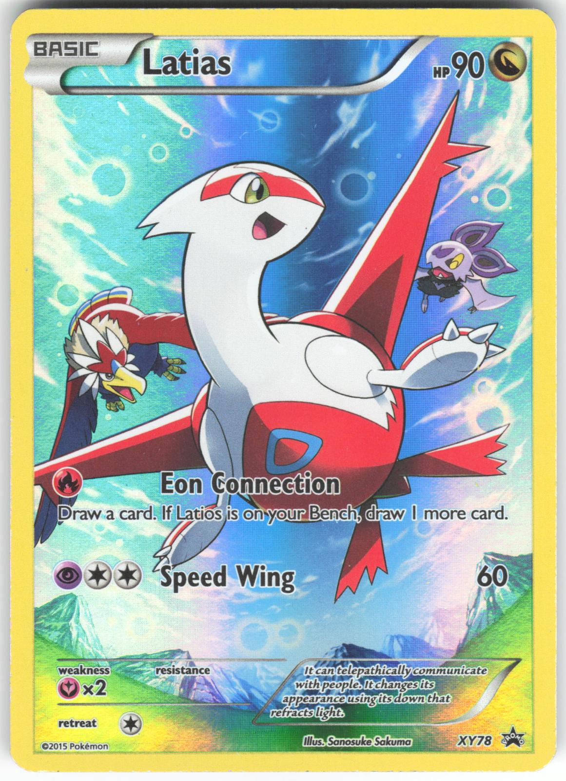 Latias (Full Art Promo) XY78 Promo XY Promo Holo LP
