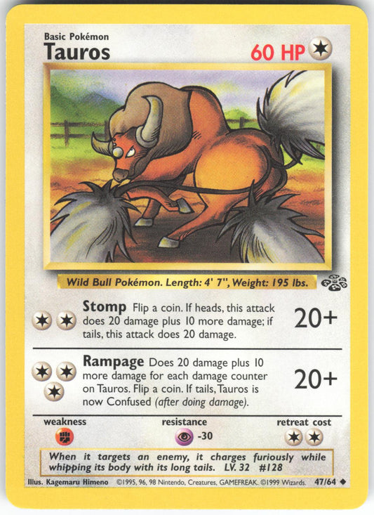 Tauros 47/64 Uncommon Jungle Unlimited NM/LP