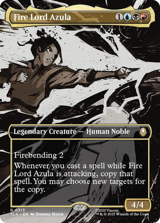 Fire Lord Azula (0313) (Borderless) 313 Avatar: The Last Airbender Foil NM/M