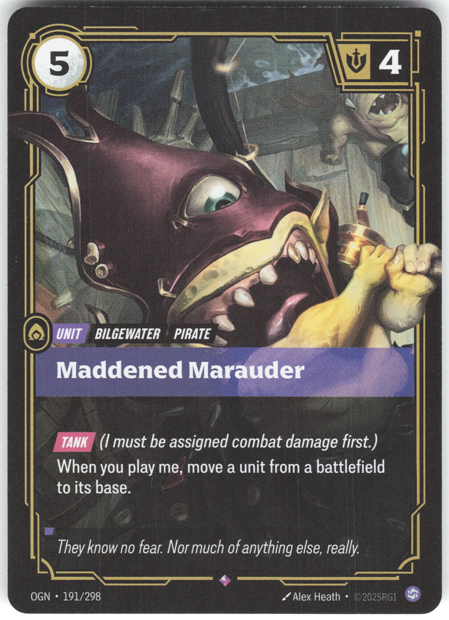 Maddened Marauder Rare Origins 191/298 NM