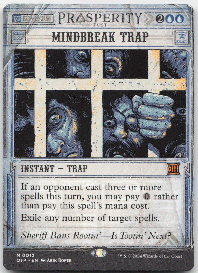 Mindbreak Trap M Outlaws of Thunder Junction: Breaking News 12 NM