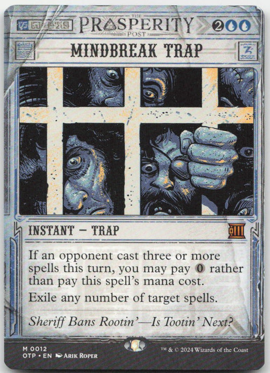 Mindbreak Trap M Outlaws of Thunder Junction: Breaking News 12 NM