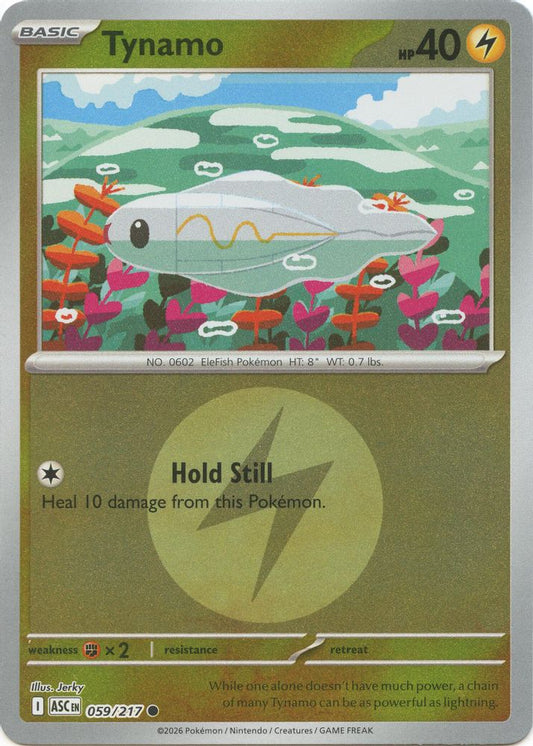 Tynamo (Energy Symbol Pattern) 059/217 Common Reverse Holo Ascended Heroes NM/M