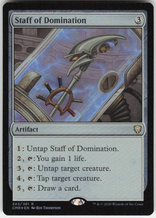 Staff of Domination R Commander Legends 343 NM