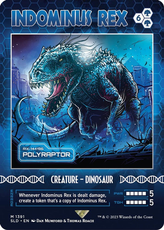 Indominus Rex - Polyraptor 1391 Mythic Secret Lair Drop Series NM/M