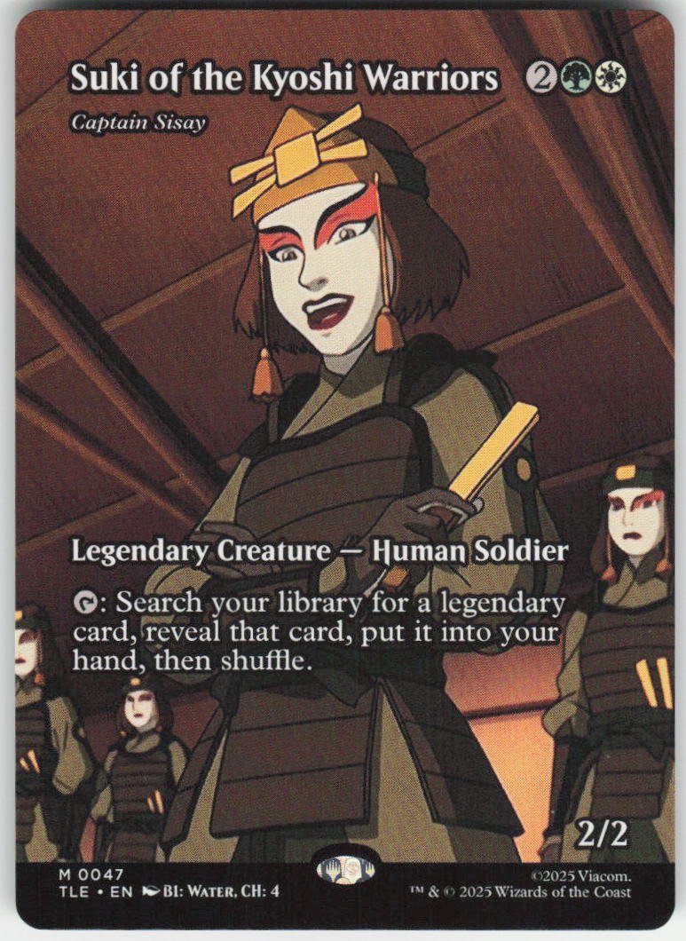 Suki of the Kyoshi Warriors - Captain Sisay (Borderless) M Avatar: The Last Airbender: Eternal-Legal 47 NM