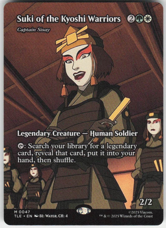 Suki of the Kyoshi Warriors - Captain Sisay (Borderless) M Avatar: The Last Airbender: Eternal-Legal 47 NM