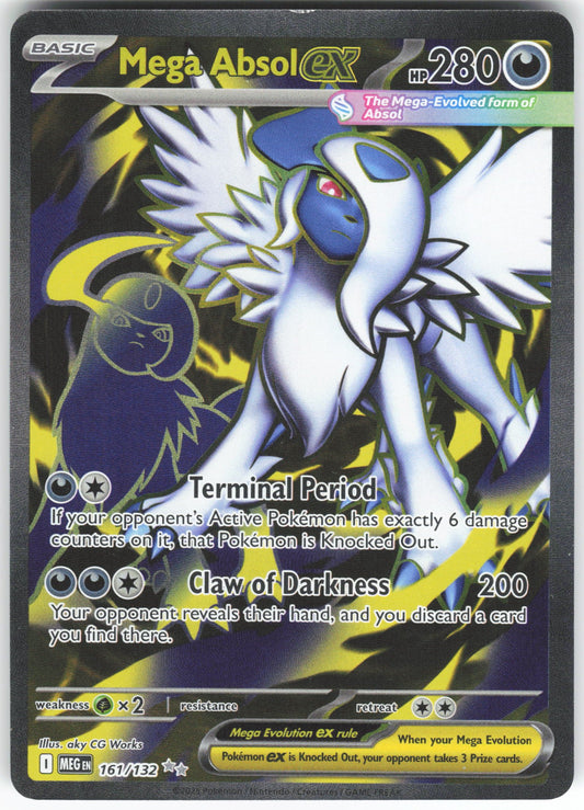 Mega Absol ex - Ultra Rare ME01: Mega Evolution 161/132 NM