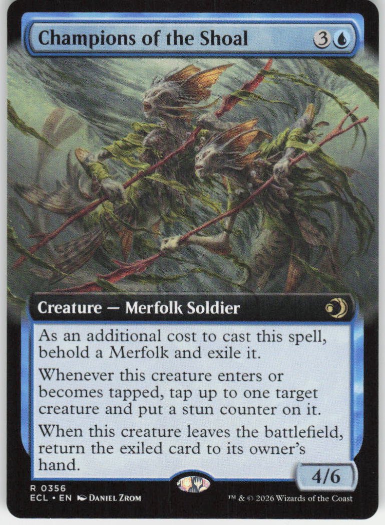Champions of the Shoal (Extended Art) R Lorwyn Eclipsed 356 NM