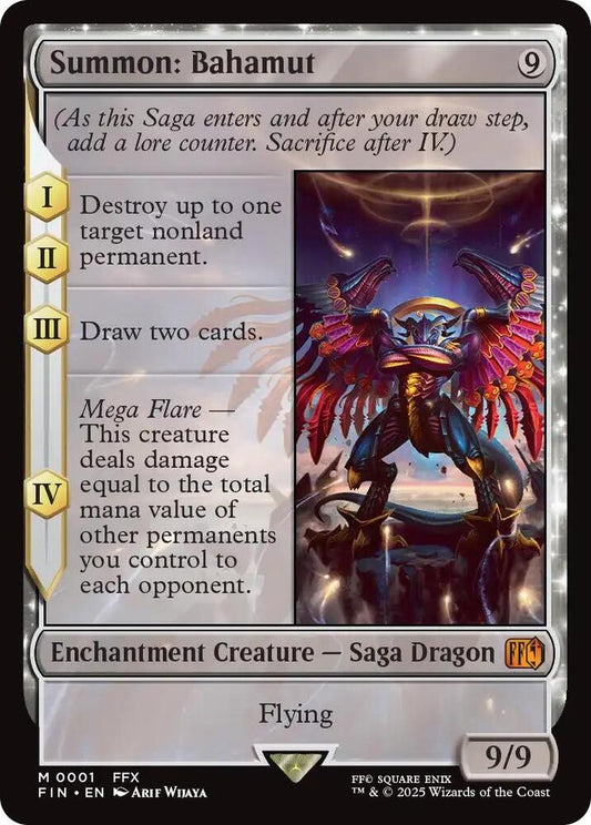 Summon: Bahamut 1 Mythic FINAL FANTASY NM/M