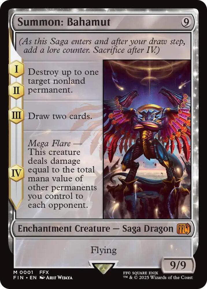 Summon: Bahamut 1 Mythic FINAL FANTASY NM/M