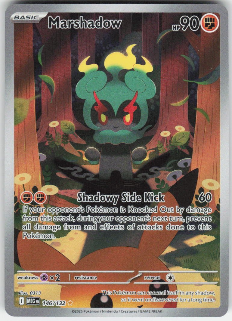 Marshadow - Illustration Rare ME01: Mega Evolution 146/132 NM