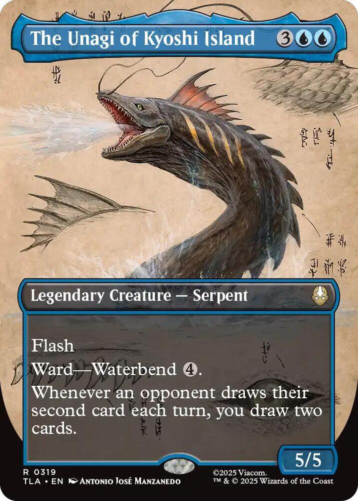 The Unagi of Kyoshi Island (Borderless) 319 Avatar: The Last Airbender Foil NM/M