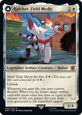 Ratchet, Field Medic 2 Mythic Universes Beyond: Transformers Foil NM/M