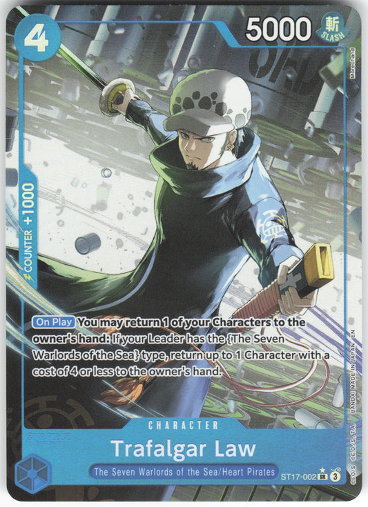 Trafalgar Law - (Alternate Art) SR Premium Booster -The Best- Vol. 2 ST17-002 NM