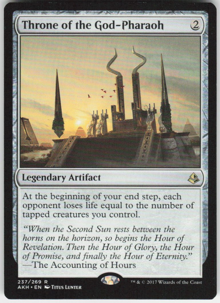 Throne of the God-Pharaoh R Amonkhet 237 NM