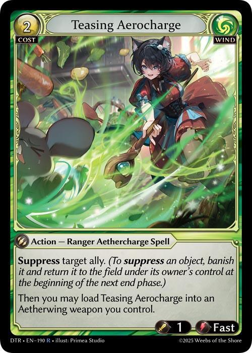 Teasing Aerocharge 190 Rare Distorted Reflections NM