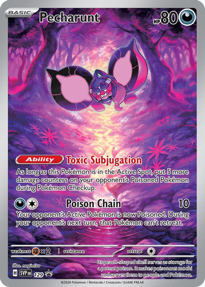 Pecharunt 129 Promo Scarlet & Violet Promo Holo NM/M