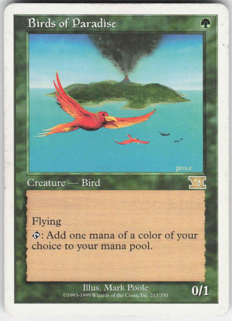 Birds of Paradise R Classic Sixth Edition 217 NM