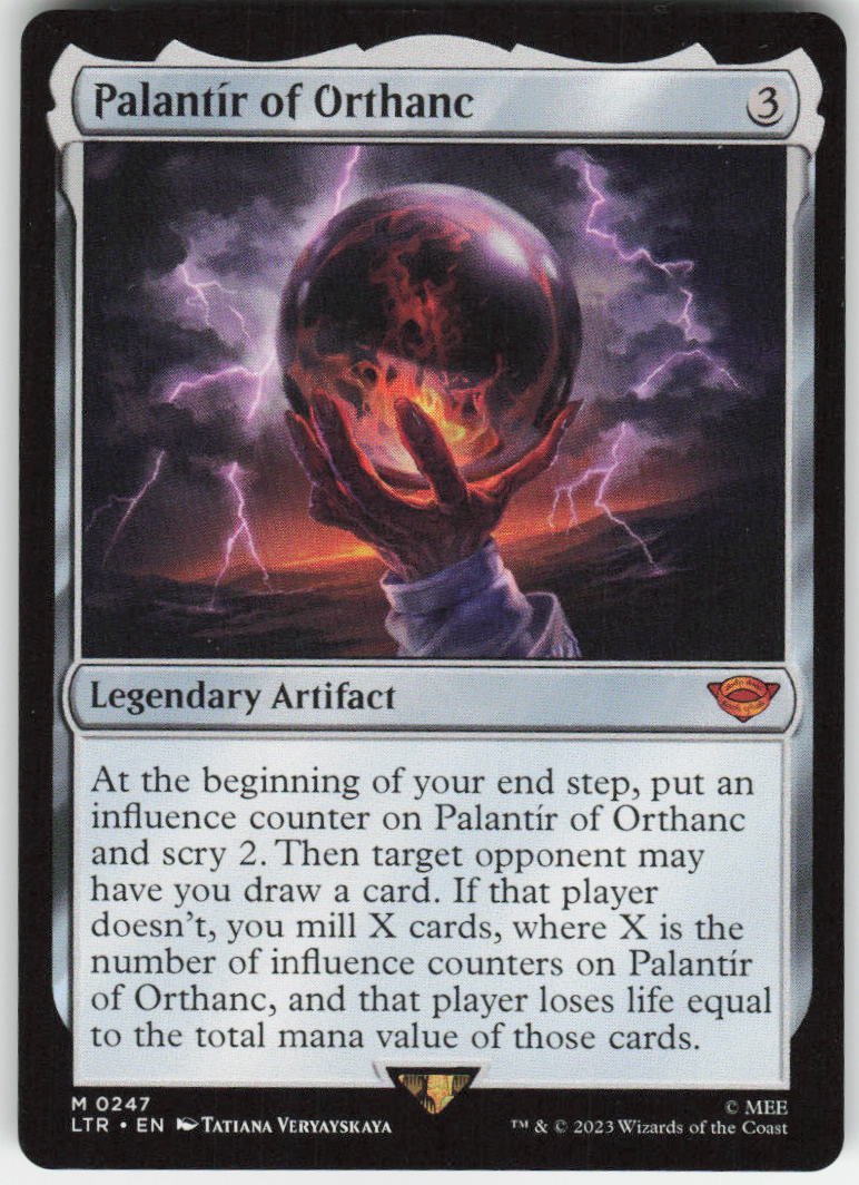 Palantir of Orthanc M Universes Beyond: The Lord of the Rings: Tales of Middle-earth 247 NM