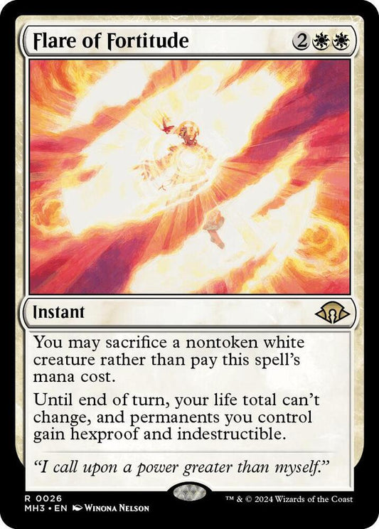 Flare of Fortitude 26 Foil Rare Modern Horizons 3 NM/M