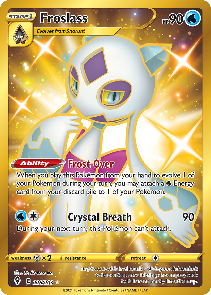 Froslass 226/203 Secret Rare Evolving Skies NM/M