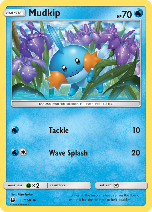 Mudkip 33/168 Common Celestial Storm NM/LP