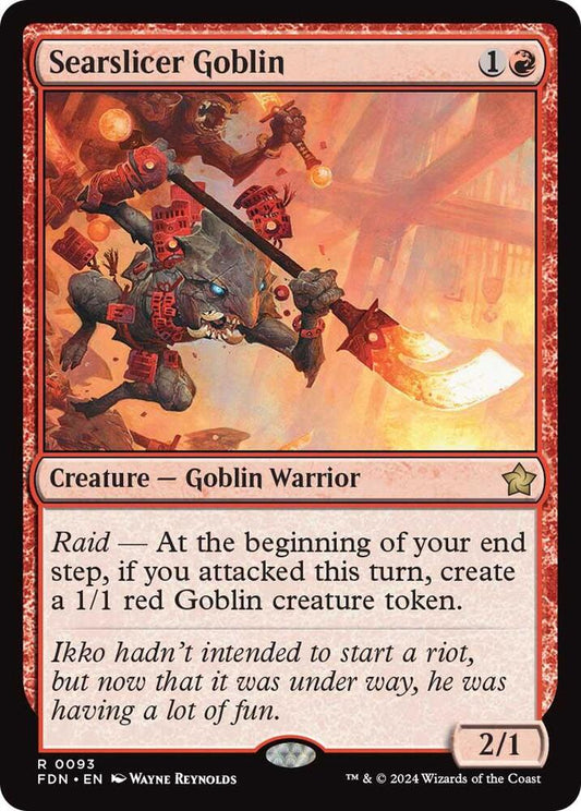 Searslicer Goblin 93 Rare Foundations NM/M