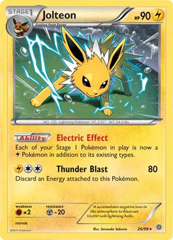 Jolteon (Cosmos Holo) 026/098 Promo Miscellaneous Cards & Products NM/LP