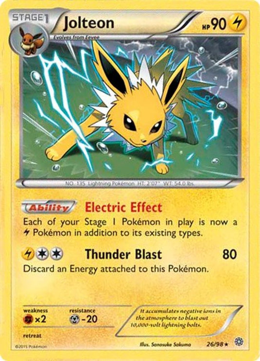 Jolteon (Cosmos Holo) 026/098 Promo Miscellaneous Cards & Products NM/LP