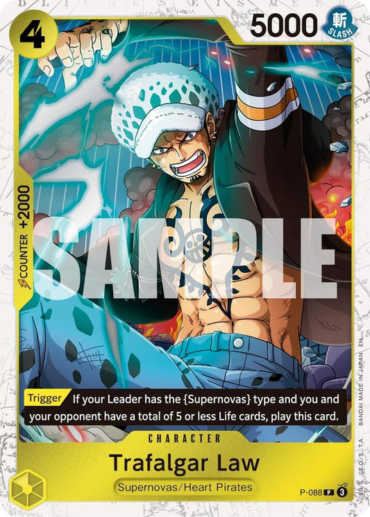Trafalgar Law (Pirate Foil) P-088 Promo Premium Booster -The Best- Vol. 2 NM/M
