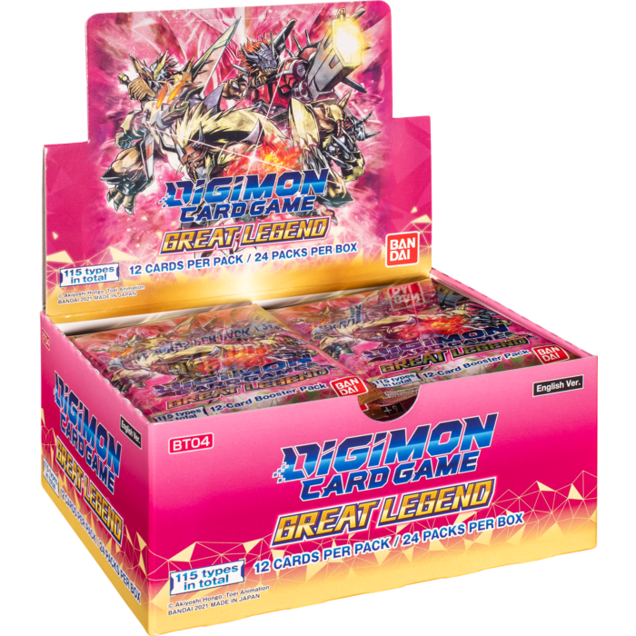 Digimon Card Game - Great Legend Booster Box [BT-04]