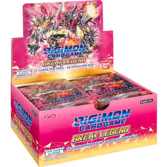 Digimon Card Game - Great Legend Booster Box [BT-04]