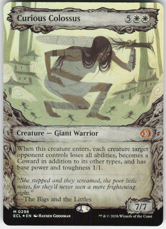 Curious Colossus (Showcase Foil) M Lorwyn Eclipsed 298 NM