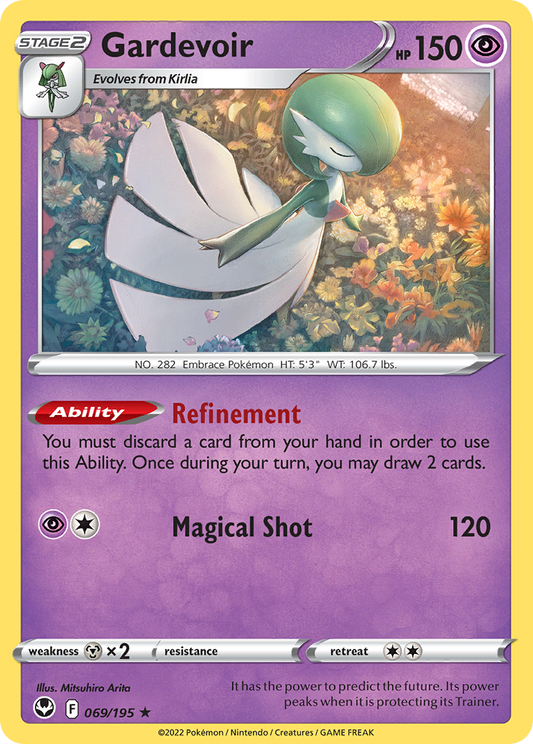 Gardevoir 069/195 Rare Silver Tempest NM/M