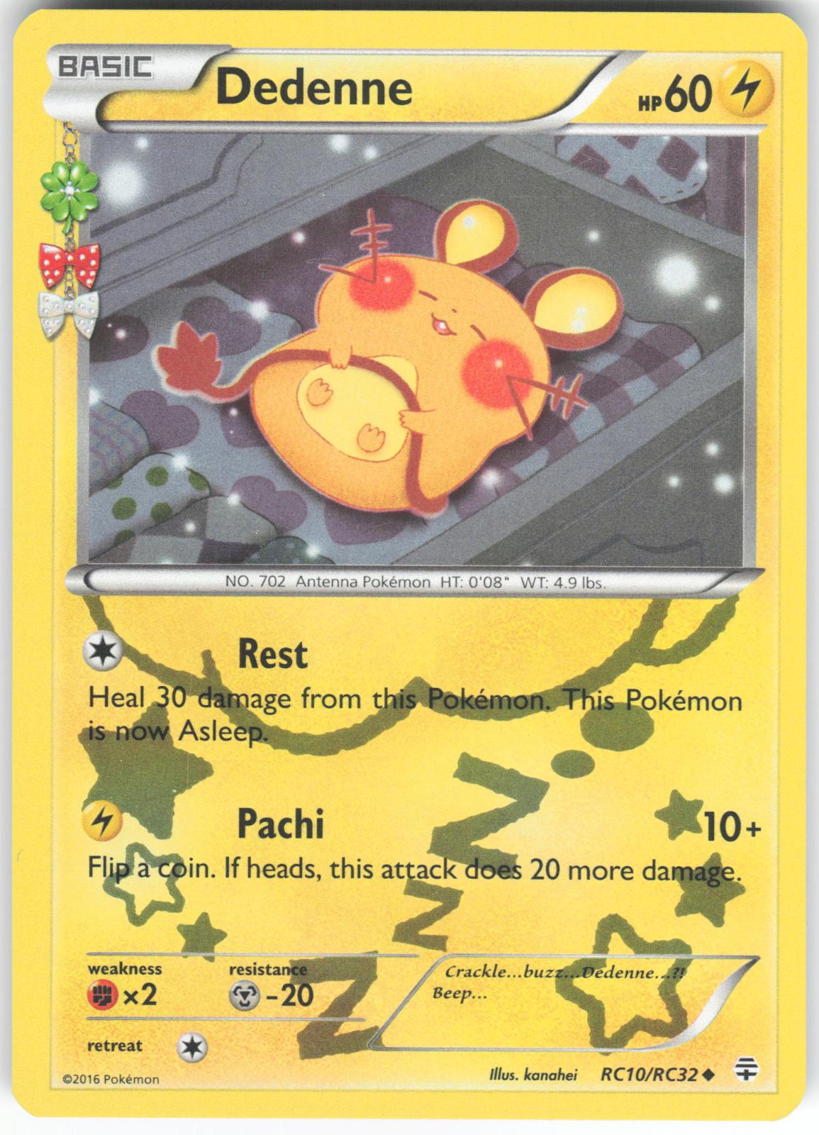 Dedenne (oc) RC10/RC32 Uncommon Generations NM/M