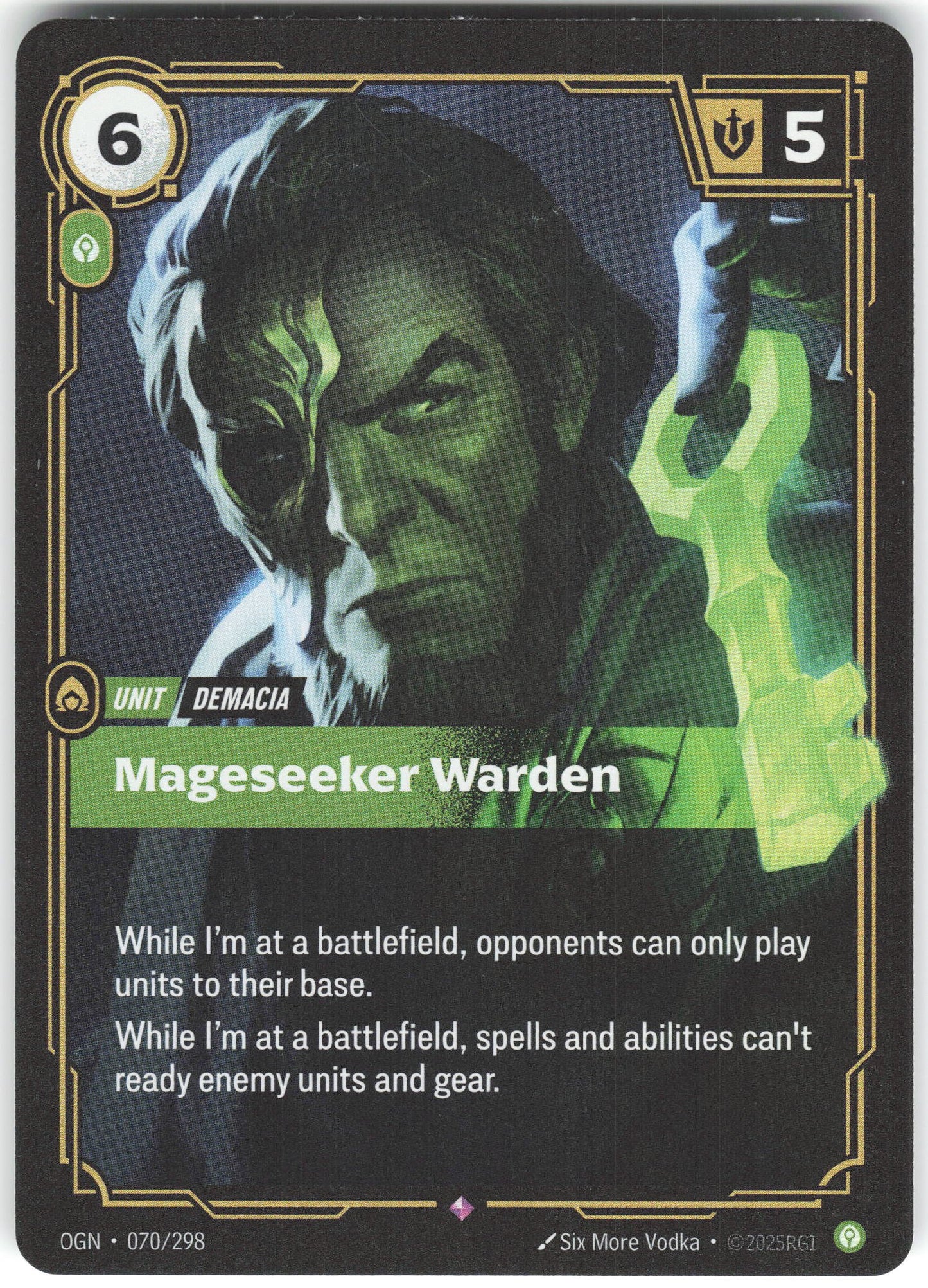 Mageseeker Warden Rare Origins 070/298 NM