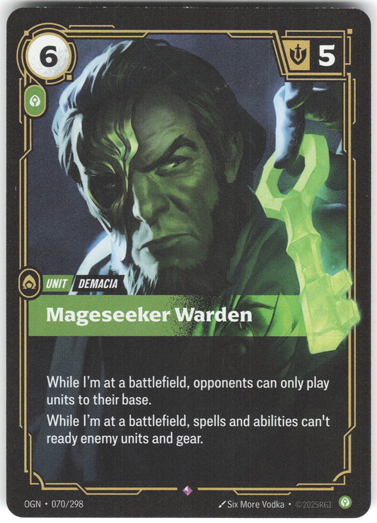 Mageseeker Warden Rare Origins 070/298 NM